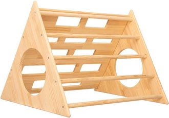 Really Nice Things Climber de pino macizo de color madera natural estilo Montessori