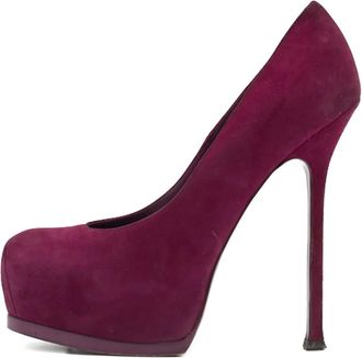 Saint Laurent 2023 145mm Tribtoo pumps - Purple