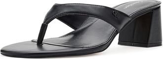 Calvin Klein Locinda Womens Sandals Black : 6.5 M, Faux Leather