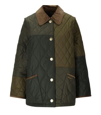 Barbour Lorrie Green Quilted Jacket