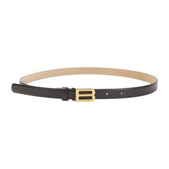 Balenciaga Bolero B Riem - Dames - Accessoires - Bruin - Maat: 85 CM Leer