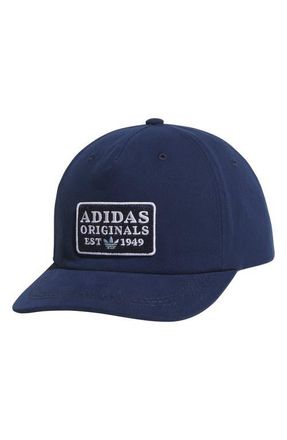 adidas Utility Patch Snapback Baseball Cap in Night Indigo/White/Sky Blue at Nordstrom