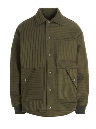 Khrisjoy Olive Chore Quilted Down Jacket