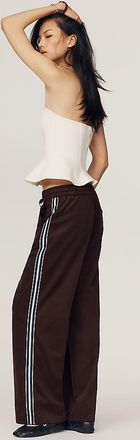 Maeve Brooklin Corduroy High-Rise Wide-Leg Pants