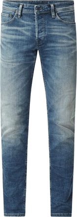 Jack & Jones Jack & Jones Slim Fit Jeans mit Stretch-Anteil Modell Glenn in Jeansblau, Gr&ouml;&szlig;e 33/34