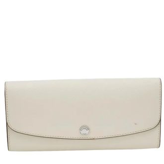 Michael Kors Pre-owned Wallets, female, White, Size: ONE SIZE Pre-owned Leather wallets