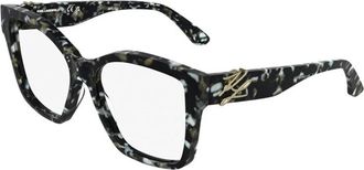 Karl Lagerfeld Optical Frame - Dames - Brillen - Zwart - 55 MM - Accessoires