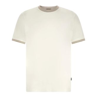 HUGO BOSS Hugo, T-Shirts, male, White, Size: 3XL H-Tessler 238 T-shirt