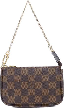 Louis Vuitton Ebene Coated Canvas Pochette Pouch (Pre-Owned)