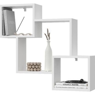 OEM Estanter&iacute;a Colgante De Pared Para Sala De Estar, 80 Cm, Modo, Color Blanco