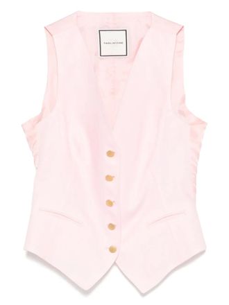 Tagliatore Giselle waistcoat - Pink