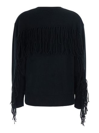 P.A.R.O.S.H. Womens Sweater Cashmere Black Tops Top