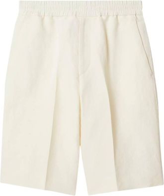 Burberry Canvas Tailored Shorts, Brand Size 46 ( Waist Size 31.1 )