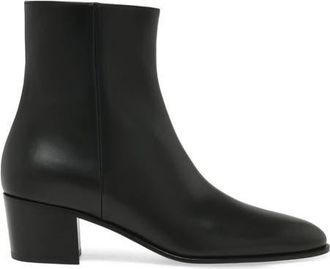 Gianvito Rossi Spencer Bootie in Black Calf at Nordstrom, Size 39.5