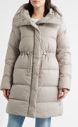 Canada Goose Montgomery Tonal Label 750 Fill Power Down Coat in Limestone - Calcaire at Nordstrom, Size X-Small