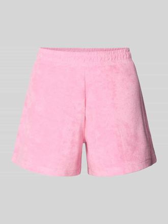 Tommy Hilfiger Relaxed Fit Sweatshorts aus Baumwoll-Viskose-Mix Modell TOWELING SHORT in Rosa, Gr&ouml;&szlig;e XS