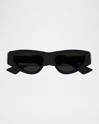 Bottega Veneta Dash Acetate Cat-Eye Sunglasses