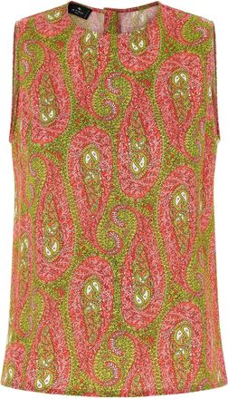 Etro Etro-Oberteil Paisley Foliage