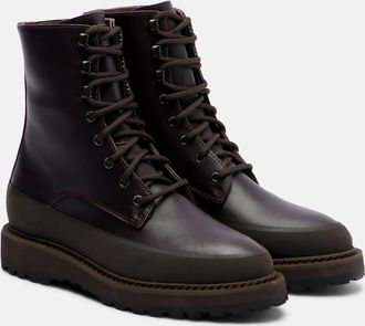 Le Monde Beryl Le Monde B&eacute;ryl Dolomite leather lace-up boots