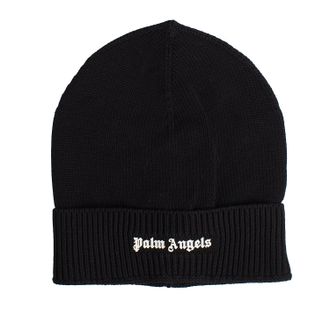 Palm Angels Heren- en Damesgebreide Muts met Logo PMLC022S22KNI0011001