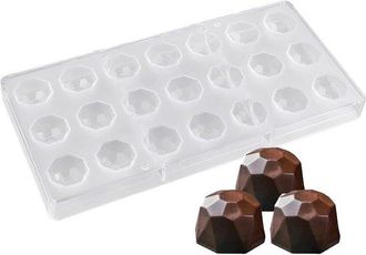 OEM Moldes Para Chocolate Con 21 Cavidades Y Revestimiento Antiadherente, Fabricados En Policarbonato Transparente, Para Elaborar Caramelos