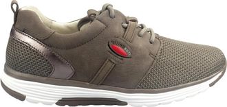 Gabor Rollingsoft Sensitive Nubuck en Mesh Combi Sneakers - Dames - Sneakers - Grijs - 38 EU - Schoenen