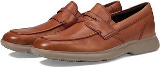 Rockport Truflex Dressports CJ1337 Penny Loafer Men Tan Leather Shoe RHS6095