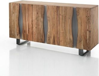 Oresteluchetta Oresteluchetta - Madia 3 ante in legno massello di acacia cm. H.80 x L.170 x P.45