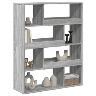 Berkfield Home Room Divider Grey Sonoma 100x33x125.5 cm Engineered Wood