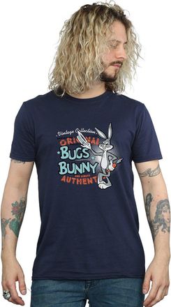 Looney Tunes Mens Vintage Bugs Bunny T-Shirt X-Large Navy Blue