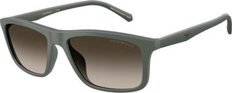 Emporio Armani Heren, Accessoires, Groen, Maat: 57 MM