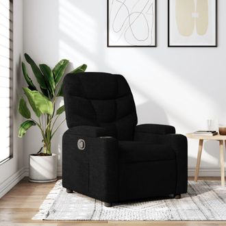 vidaXL Vidaxl - Sill&oacute;n Reclinable De Tela Negro