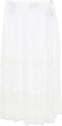 Bambah Gonna midi Blanca - Bianco