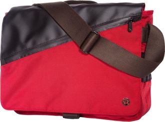 Giorgio Martello Milano Grand Army Medium Messenger Bag with Back Zipper in Red at Nordstrom