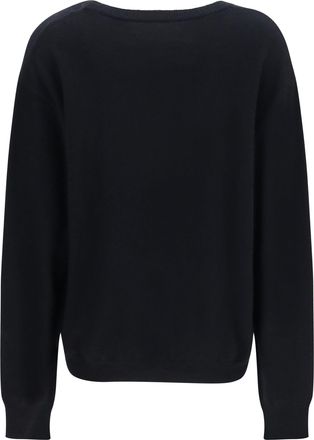 Extreme Cashmere Womens N&deg;492 Ben Cashmere Sweater Raven Kashmir-Capra Hircus Kashmir/capra