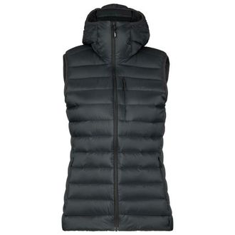 Stoic PerformanceDown SalmiSt. Vest with Hood Daunengilet für Damen | schwarz/grau