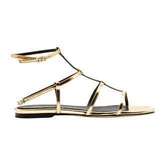 Julie Dee Flat Sandals, female, Yellow, Size: 7 US Juilie Dee Sandals