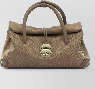 Zanellato shoulder bag detachable strap metal hardware