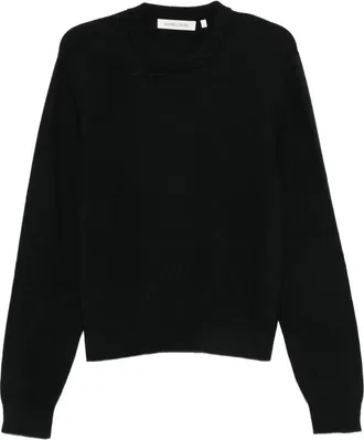 Sunflower Ribbed-knit Crew-neck Sweater