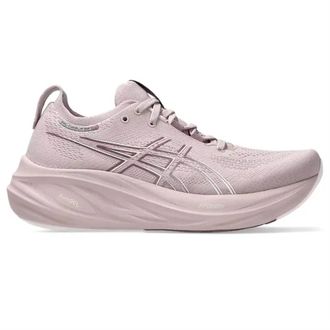 Asics Womens Nimbus 27 Sneaker In Fawn/birch