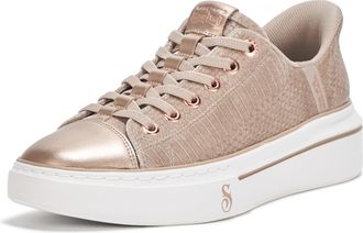 Skechers Womens One-Velvet Snoop Hands Free Slip-ins Sneaker, Taupe, 7 UK