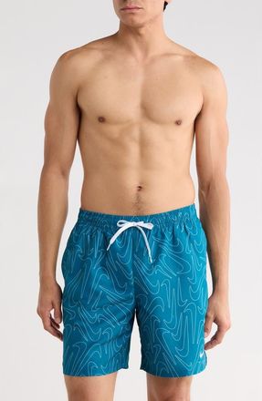 Nike 7-Inch Volley Swim Shorts in Green Abyss at Nordstrom Rack, Size X-Large