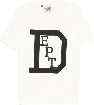Gallery Dept. University T-shirt - Heren - T-shirts - Wit - 2XL - Katoen - Tops