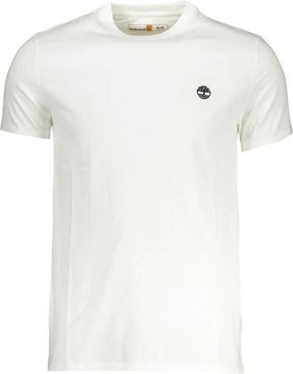 Timberland Witte T-shirts en Polos voor Mannen - Heren - T-shirts - Wit - S - Katoen - Tops