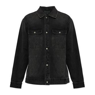 AllSaints Castleford Denim Jacket - Heren - Spijkerjassen - Zwart - L - Denim - Jassen