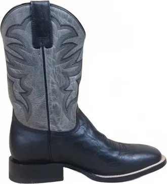 Roper Mens Parker Square Toe Boot In Grey