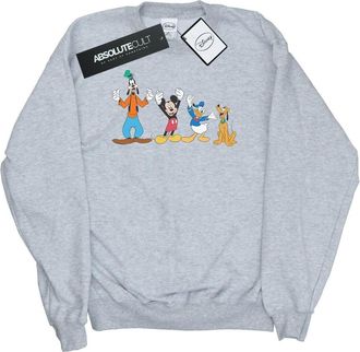 Disney Heren Mickey Mouse Friends Sweatshirt (Sportgrijs)