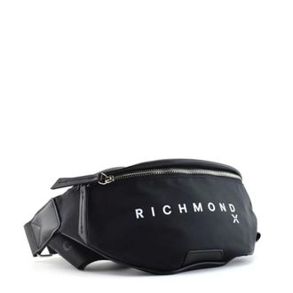 John Richmond Ri&ntilde;onera de tela - Bags - Hombre - Negro - ONE SIZE