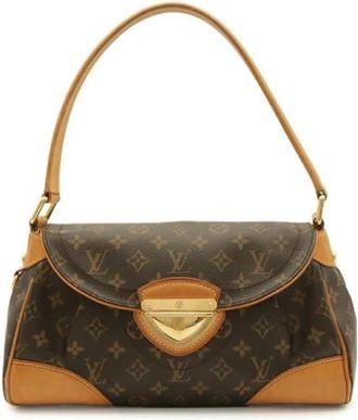 Louis Vuitton Borsa a spalla Monogram in tela Pre-owned - - Pre-owned - Donna - Marrone - ONE SIZE