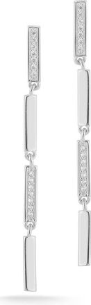 Sphera Milano CZ Linear Drop Earrings in Silver at Nordstrom Rack